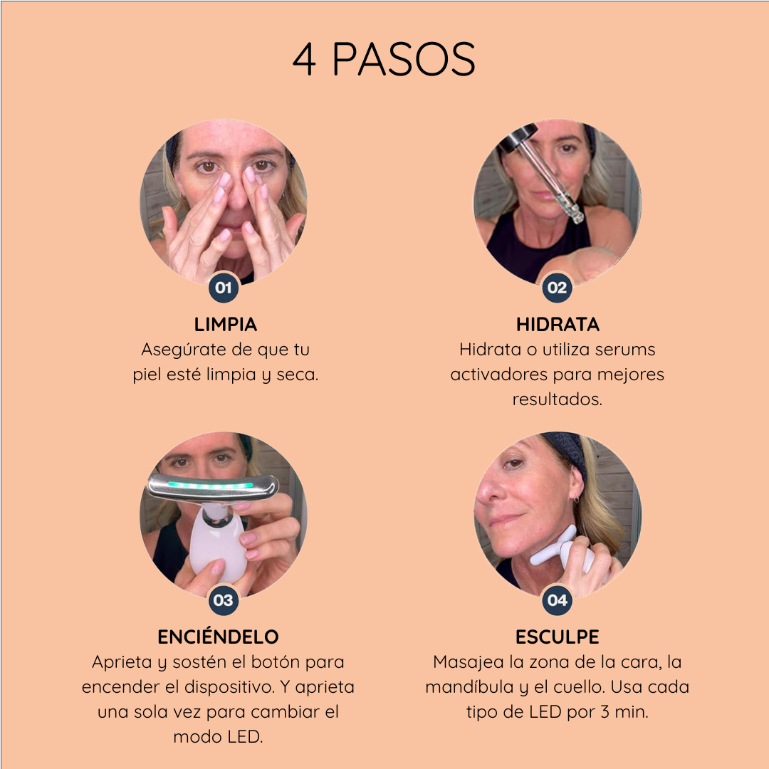 Dispositivo de Rejuvenecimiento Facial y Cuello